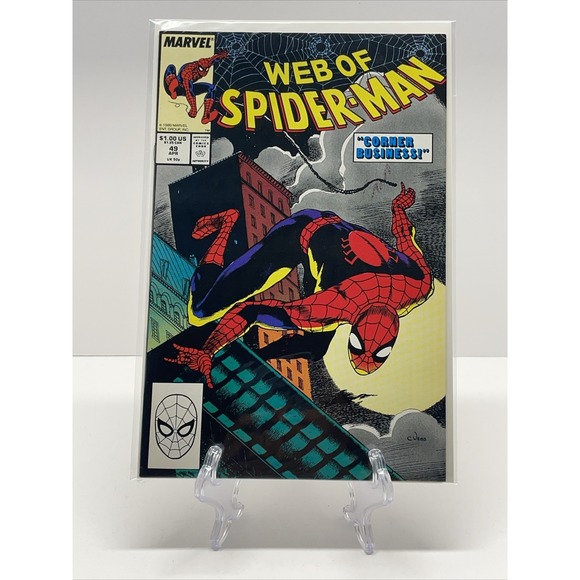 Other - MARVEL WEB OF SPIDER-MAN 49 APR COMIC BOOK